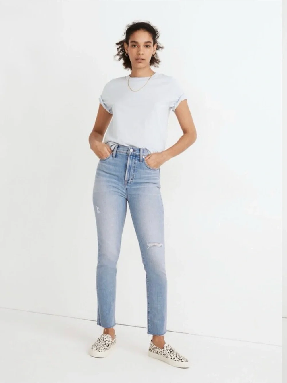 Madewell Perfect Vintage Jean Worn Out Edition Coffey Wash 26T